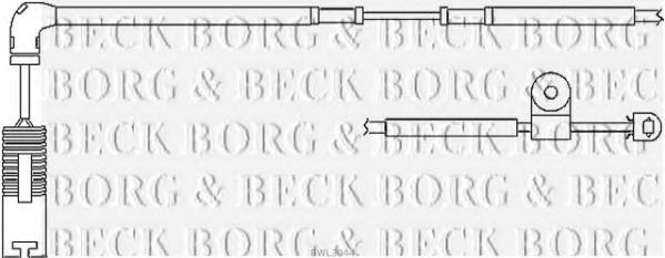 BORG & BECK BWL3044 Датчик износа тормозных колодок для LAND ROVER