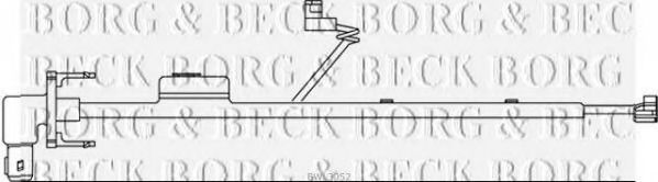 BORG & BECK BWL3052 Скобы тормозных колодок BORG & BECK для IVECO
