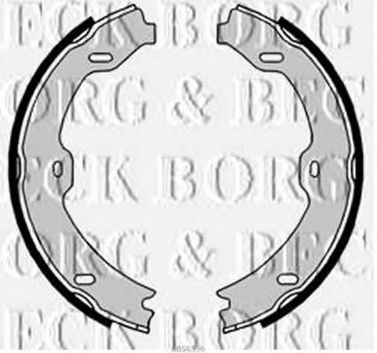 BORG & BECK BBS6396 Ремкомплект барабанных колодок BORG & BECK для MERCEDES-BENZ