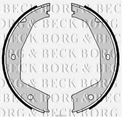 BORG & BECK BBS6441 Ремкомплект барабанных колодок для DAIMLER