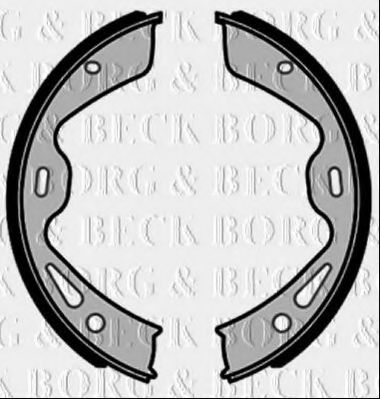 BORG & BECK BBS6474 Тормозные колодки барабанные для PORSCHE