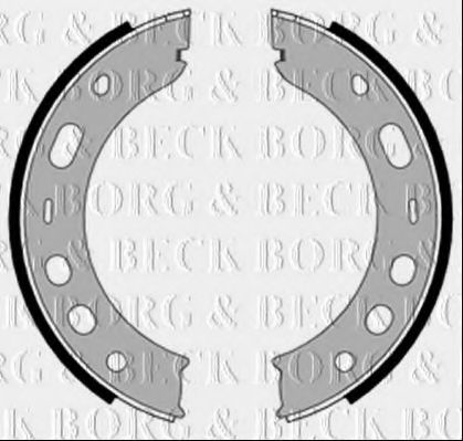 BORG & BECK BBS6477 Тормозные колодки барабанные для PORSCHE