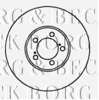 BORG & BECK BBD4117 Тормозные диски BORG & BECK 