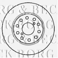 BORG & BECK BBD4209 Тормозные диски BORG & BECK 