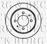 BORG & BECK BBD4268 Тормозные диски BORG & BECK для HYUNDAI