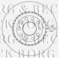 BORG & BECK BBD4517 Тормозные диски BORG & BECK для ALFA ROMEO BRERA