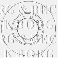 BORG & BECK BBD4566 Тормозные диски BORG & BECK для FORD