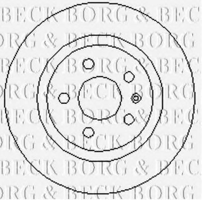 BORG & BECK BBD4729 Тормозные диски BORG & BECK для OPEL