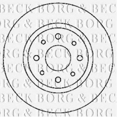BORG & BECK BBD4761 Тормозные диски BORG & BECK для ALFA ROMEO