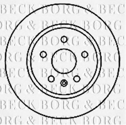 BORG & BECK BBD4766 Тормозные диски BORG & BECK для SAAB