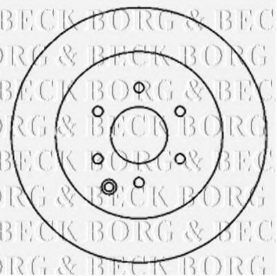 BORG & BECK BBD4770 Тормозные диски BORG & BECK для NISSAN