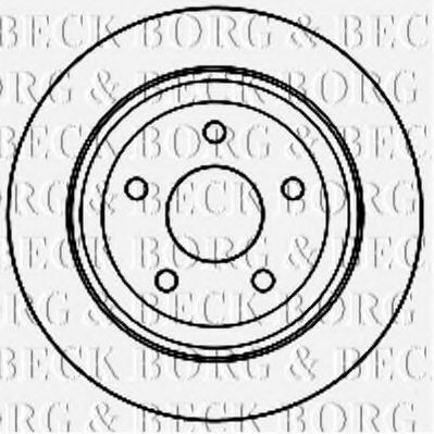 BORG & BECK BBD4792 Тормозные диски для JEEP