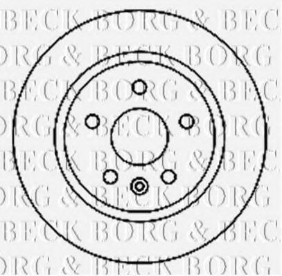 BORG & BECK BBD4798 Тормозные диски BORG & BECK для OPEL