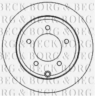 BORG & BECK BBD4819 Тормозные диски BORG & BECK для JEEP