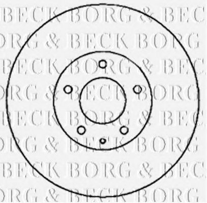 BORG & BECK BBD5181 Тормозные диски для MAZDA RX-8