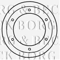 BORG & BECK BBD5921S Тормозные диски BORG & BECK для IVECO