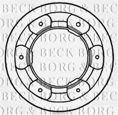 BORG & BECK BBD5957S Тормозные диски BORG & BECK для IVECO