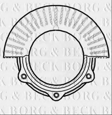 BORG & BECK BBD6021S Тормозные диски для TOYOTA DYNA