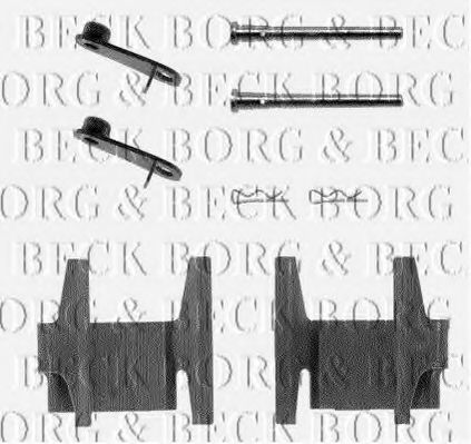 BORG & BECK BBK1021 Скоба тормозного суппорта BORG & BECK 