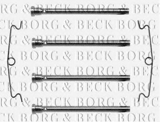 BORG & BECK BBK1023 Скобы тормозных колодок BORG & BECK 