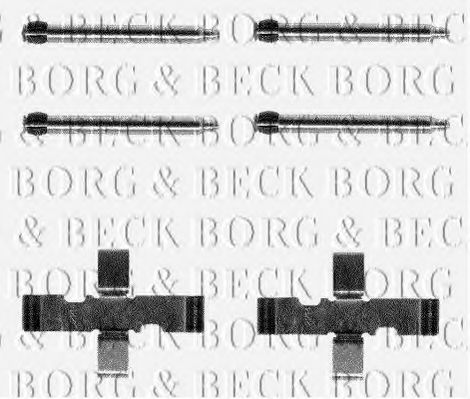 BORG & BECK BBK1033 Скобы тормозных колодок BORG & BECK 