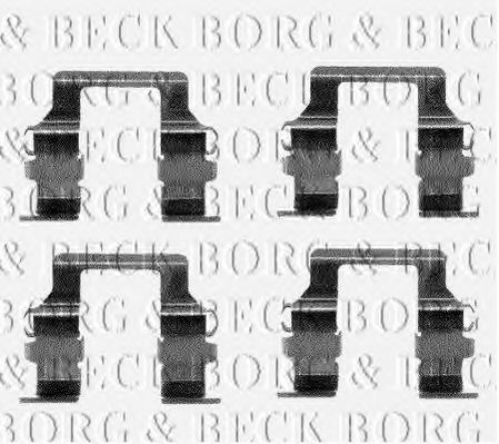 BORG & BECK BBK1100 Скоба тормозного суппорта BORG & BECK для MITSUBISHI