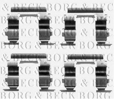 BORG & BECK BBK1110 Скобы тормозных колодок для NISSAN MAXIMA