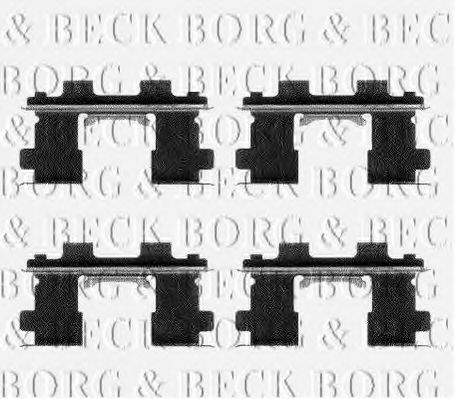 BORG & BECK BBK1114 Скоба тормозного суппорта BORG & BECK 