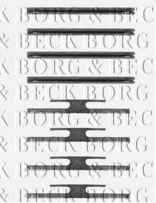 BORG & BECK BBK1118 Скоба тормозного суппорта BORG & BECK 