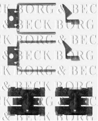 BORG & BECK BBK1123 Скоба тормозного суппорта BORG & BECK 