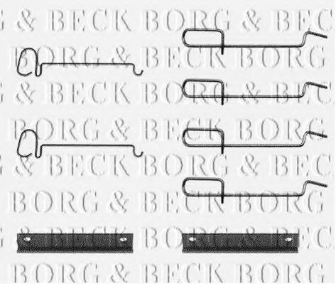 BORG & BECK BBK1131 Скоба тормозного суппорта BORG & BECK 