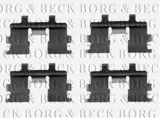 BORG & BECK BBK1142 Скоба тормозного суппорта BORG & BECK 