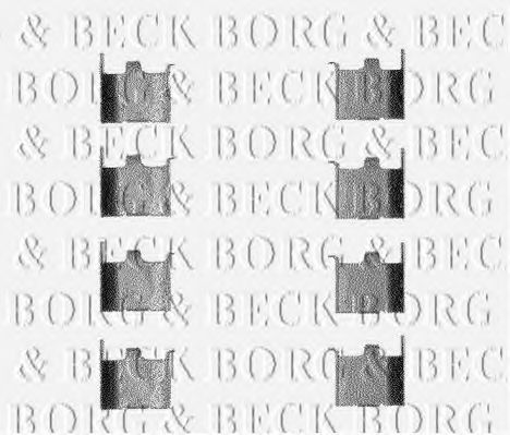 BORG & BECK BBK1157 Скобы тормозных колодок для TOYOTA CARINA
