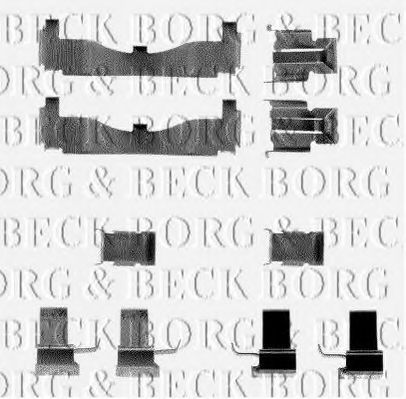 BORG & BECK BBK1159 Скоба тормозного суппорта BORG & BECK 