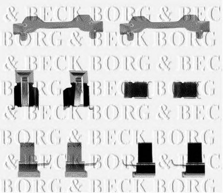 BORG & BECK BBK1161 Скоба тормозного суппорта BORG & BECK 