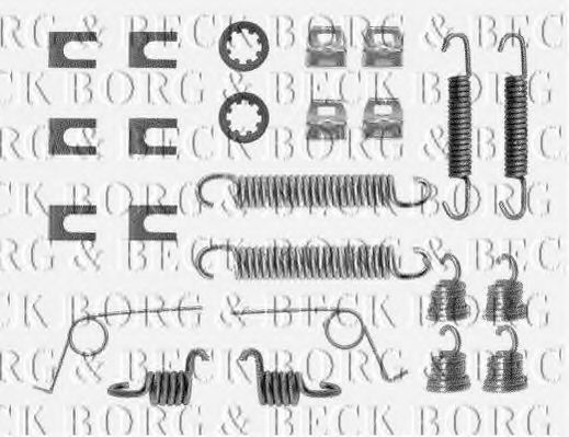 BORG & BECK BBK6018 Скобы тормозных колодок для RENAULT SAFRANE