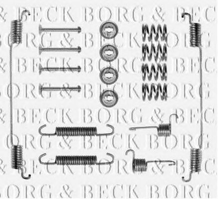 BORG & BECK BBK6019 Скобы тормозных колодок для FIAT MAREA