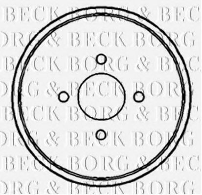 BORG & BECK BBR7089 Тормозной барабан BORG & BECK 