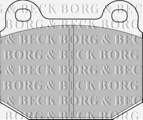 BORG & BECK BBP1005 Тормозные колодки BORG & BECK 