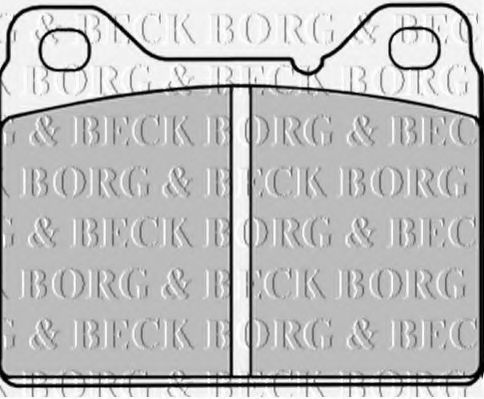 BORG & BECK BBP1007 Тормозные колодки для VOLVO 240