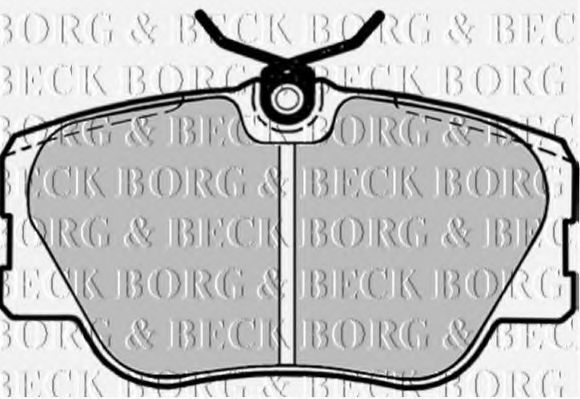 BORG & BECK BBP1042 Тормозные колодки BORG & BECK для MERCEDES-BENZ