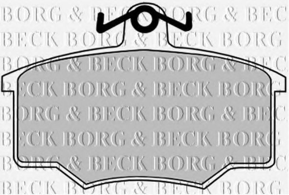 BORG & BECK BBP1049 Тормозные колодки BORG & BECK 