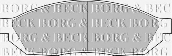 BORG & BECK BBP1071 Тормозные колодки BORG & BECK 