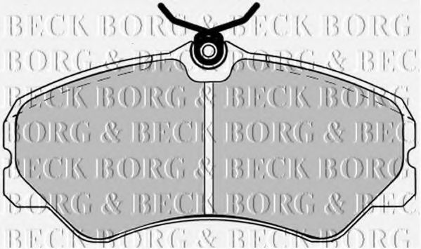 BORG & BECK BBP1125 Тормозные колодки BORG & BECK 
