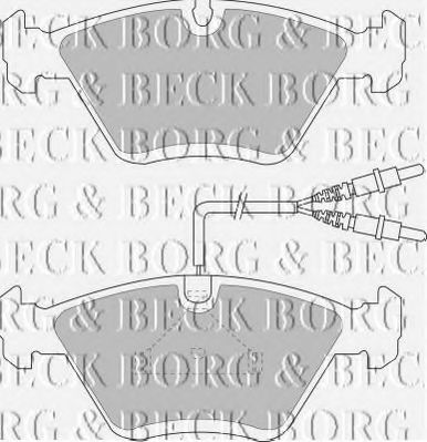 BORG & BECK BBP1135 Тормозные колодки BORG & BECK 