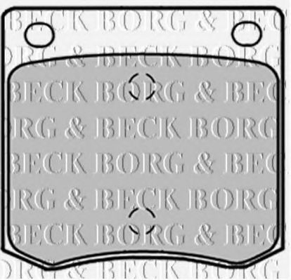 BORG & BECK BBP1274 Тормозные колодки BORG & BECK 