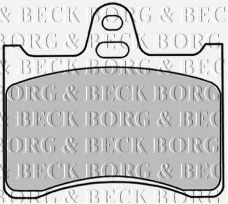 BORG & BECK BBP1277 Тормозные колодки BORG & BECK 
