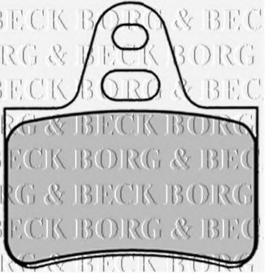BORG & BECK BBP1290 Тормозные колодки BORG & BECK 
