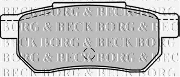 BORG & BECK BBP1301 Тормозные колодки BORG & BECK 