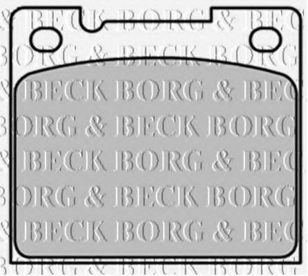 BORG & BECK BBP1347 Тормозные колодки BORG & BECK 